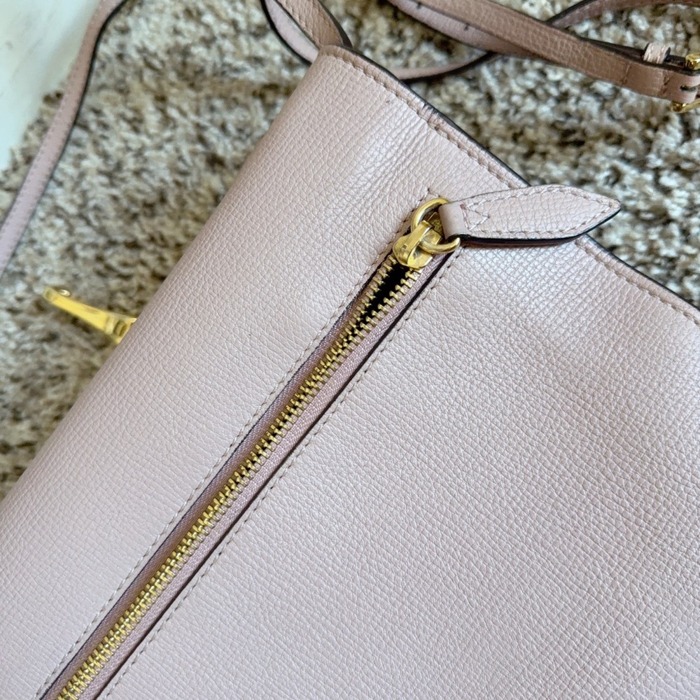 Burberry Macken Crossbody Bag Leather and House Check Canvas Small - Picture 10 of 11
